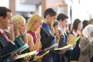 lawyers taking an oath