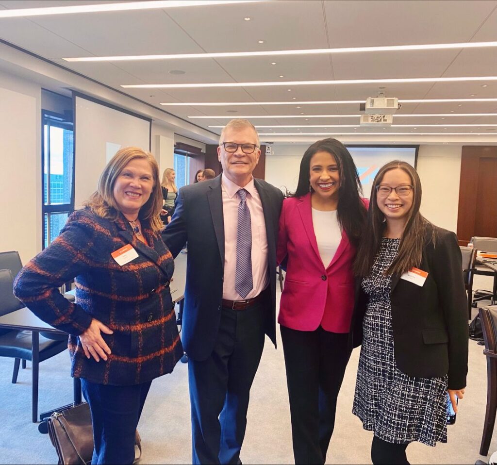 Navigating the Intersection of Advocacy and Professionalism, with my fellow panelists Justice Debra Walker, professor Stephanie L. Tang, and Judge Brad Trowbridge