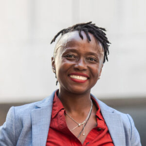 Portrait of Michèle Alexandre, dean of the Corboy Law School.(Photo: Lukas Keapproth)