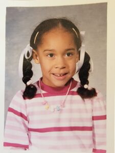 Julia Roundtree Livingston in first grade