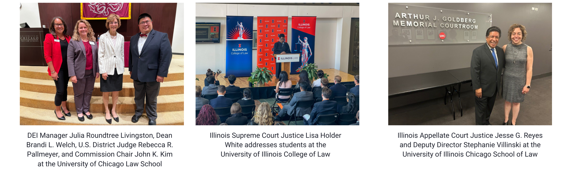 Photo of lawyers at law school orientation