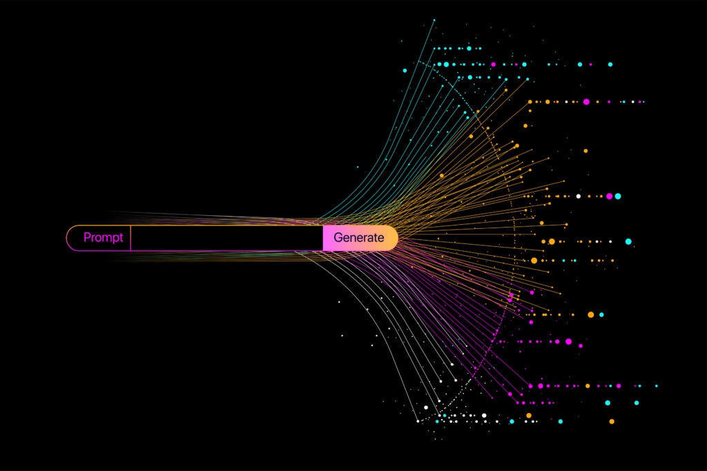 language for lawyers Illustration of abstract stream. Artificial intelligence. Big data, technology, AI, data transfer, data flow, large language model, generative AI, binary concept