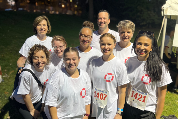 Commission staff posing at Race Judicata
