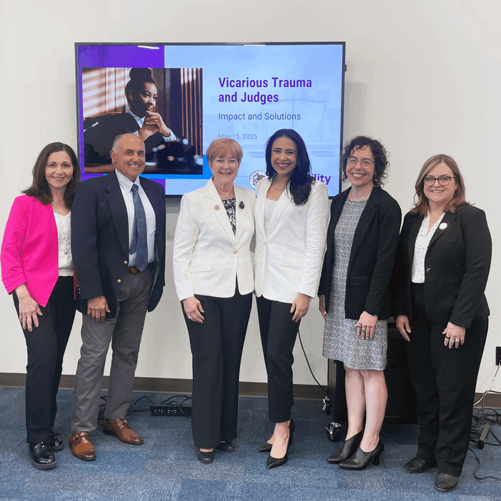 trauma informed judging, Uchiyama, Reyes, 18th Judicial Circuit Court Chief Judge Bonnie Wheaton, Harold, Villinski, and 18th Judicial Circuit Court Trial Court Administrator Suzanne Armstrong