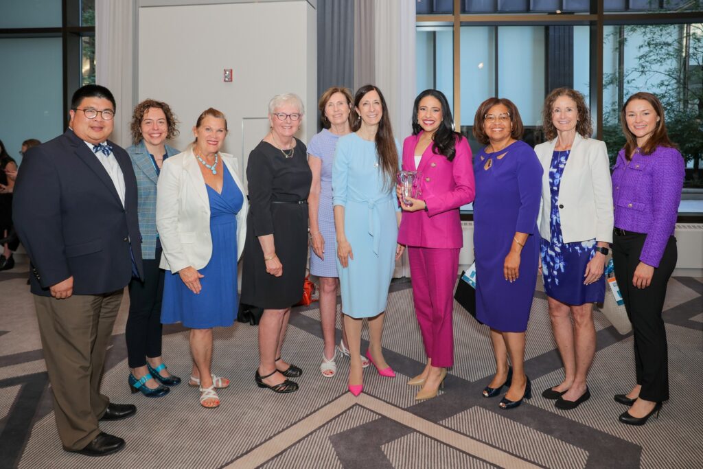 Commission team members at the awards ceremony for the 2024 2024 ABA Honorable William D. Missouri Civility Award